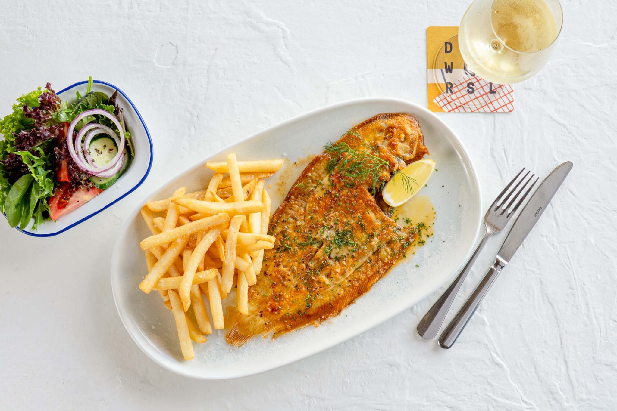 Whole Lemon Sole at Dee Why RSL Bistro