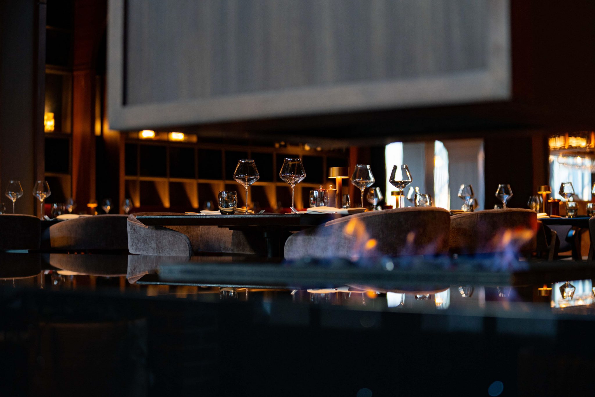 Flame restaurant at DYRSL