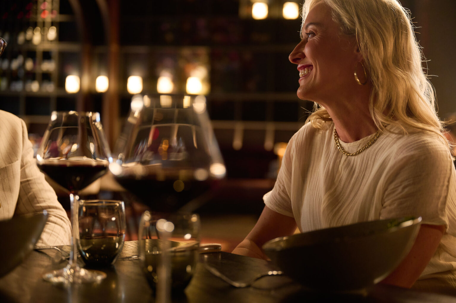 Fine dining at Flame restaurant at DYRSL