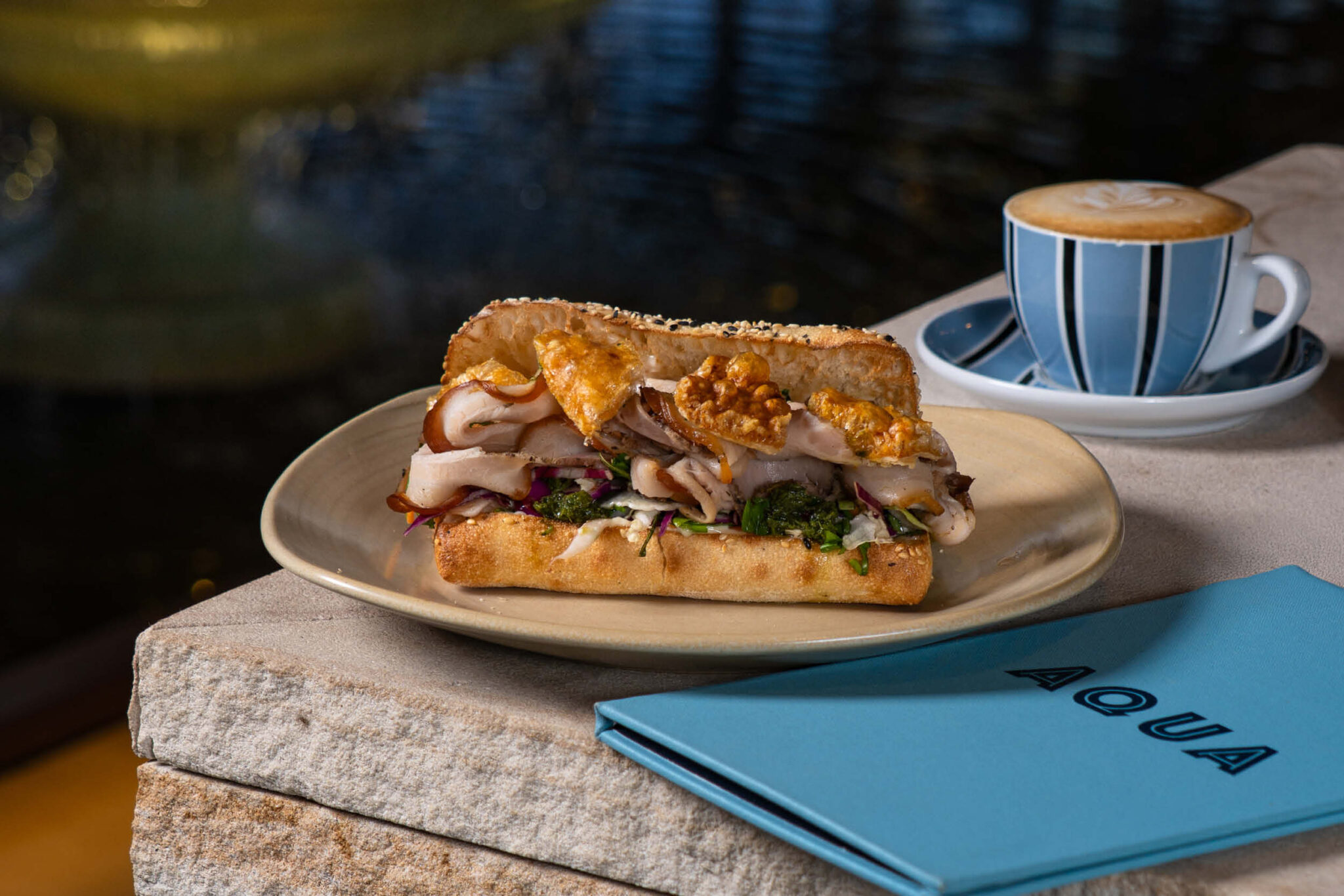 Aqua's Porchetta Ciabatta Roll