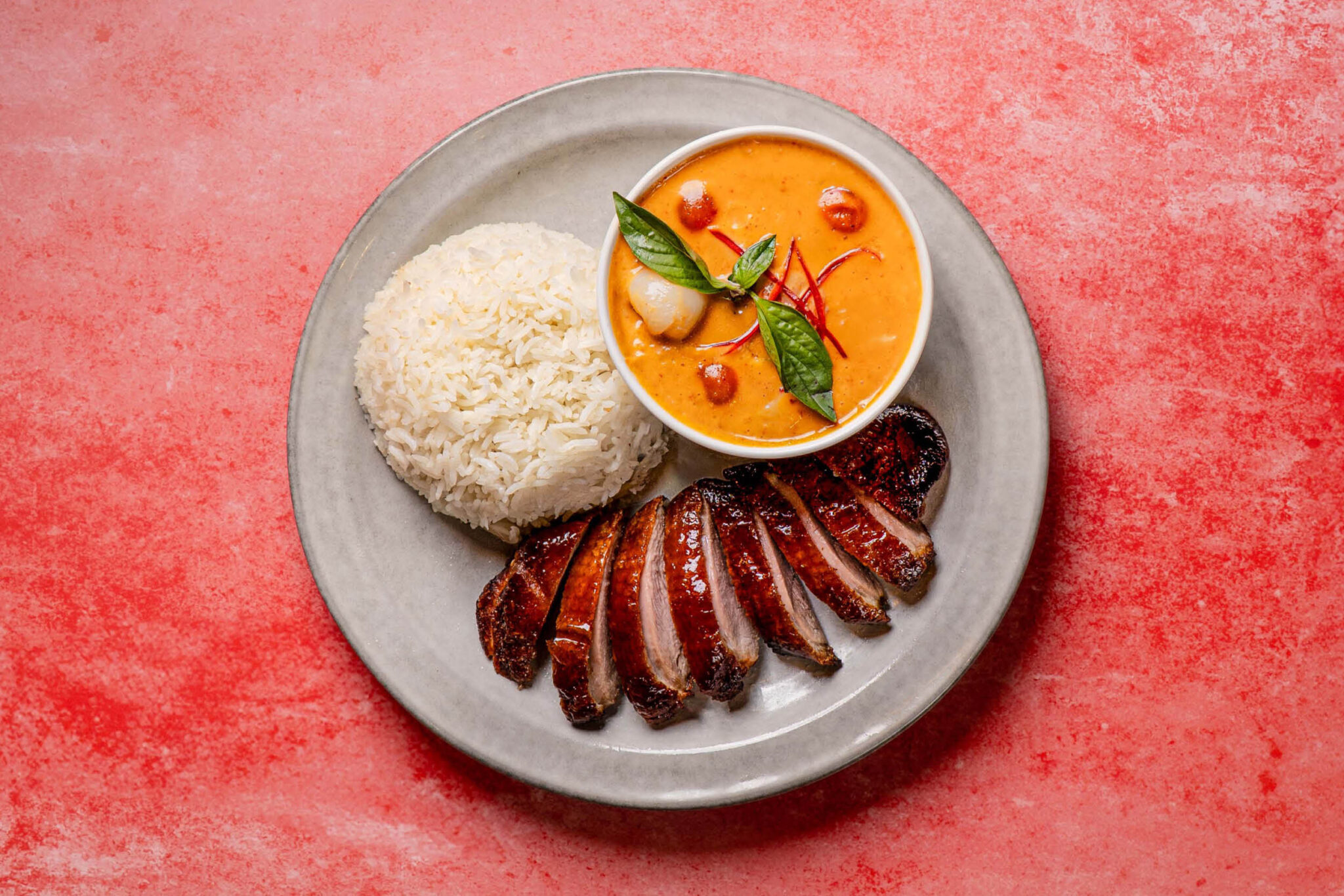 Thai Style Red Duck Curry at Tastes of Asia