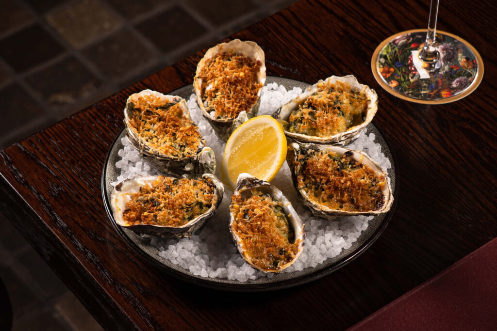 Oysters Rockefeller.