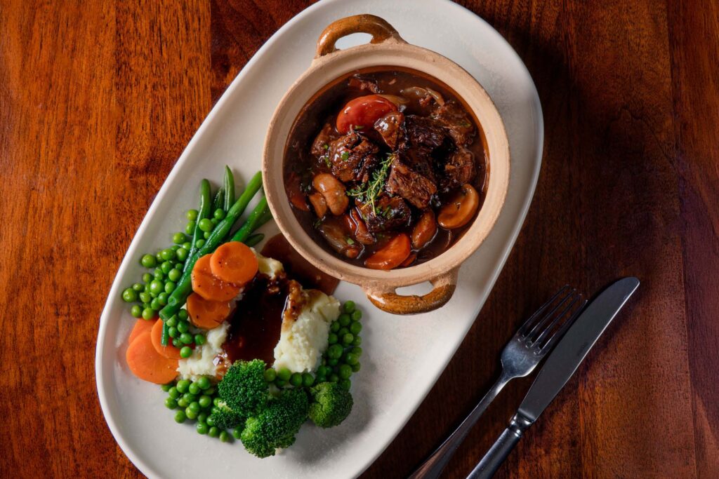 Beef Bourguignon.